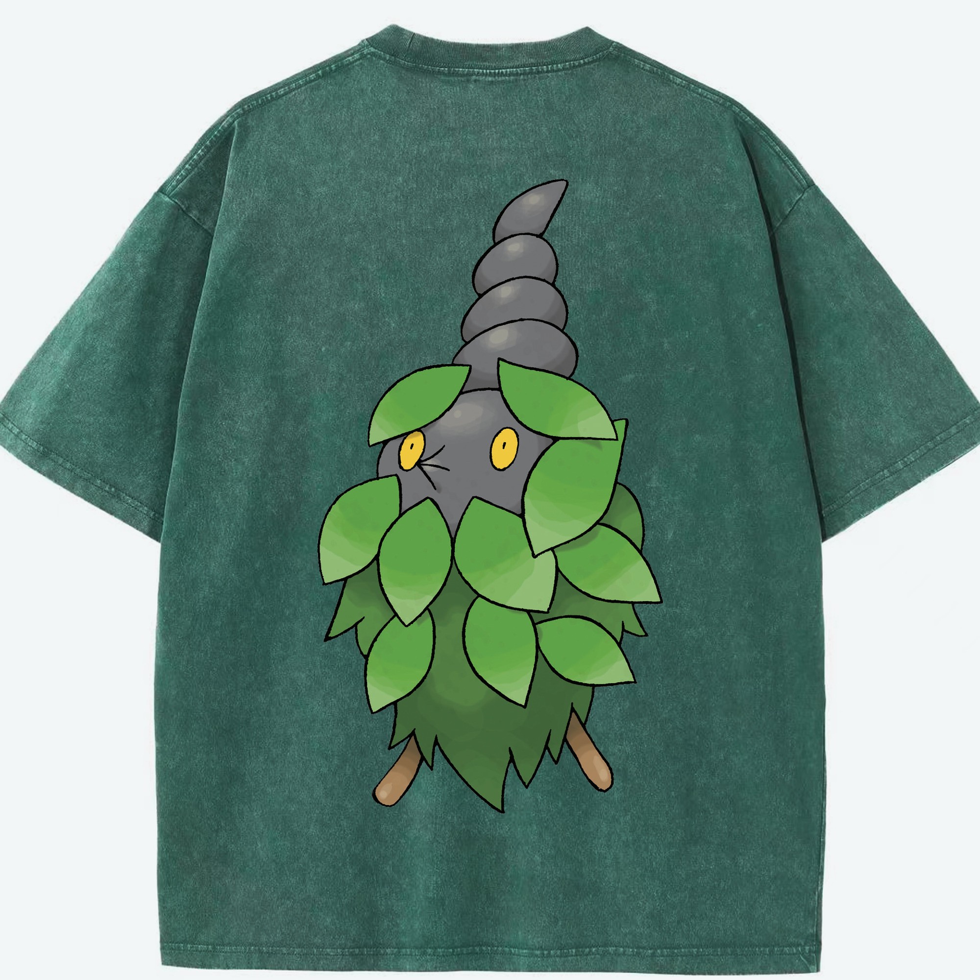 （画像用） ポケットモンスター Pokémon 綿100% ヴィンテージ風 半袖Tシャツ（背面プリント）